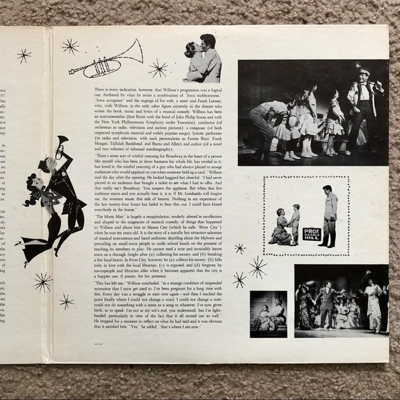 The Music Man Original Broadway Cast Vinyl Record Capitol Records - Picture 5 of 7